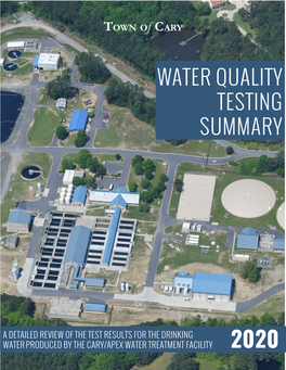 Water Quality Testing Summary