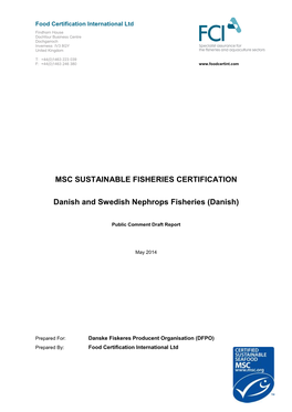 Danish and Swedish Nephrops Fisheries (Danish)