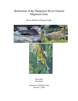 Delineation of the Dungeness River Channel Migration Zone