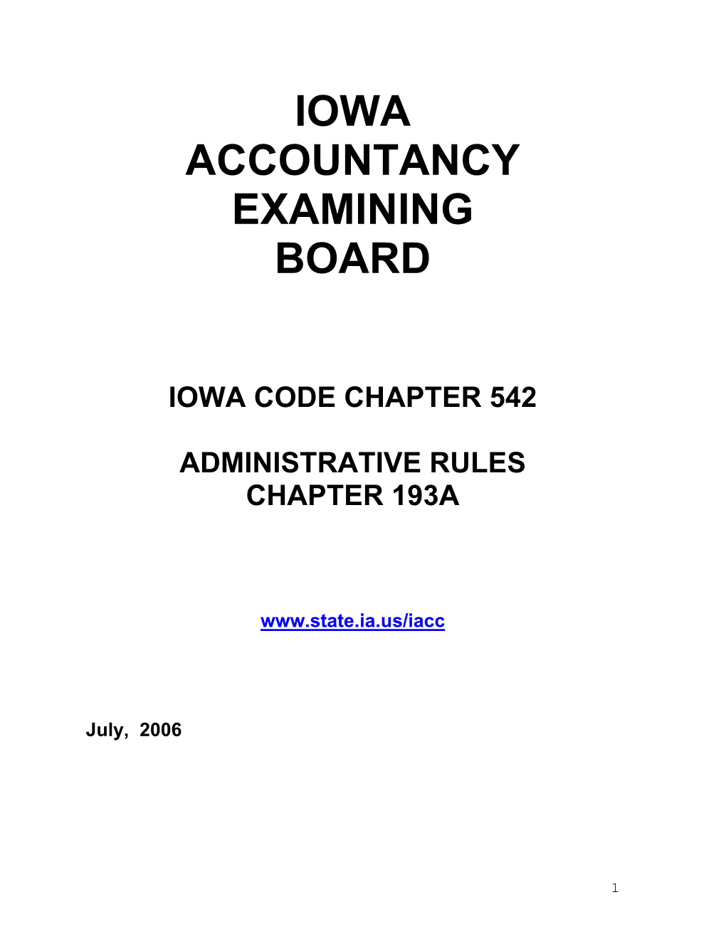 Iowa Accountancy Examining Board