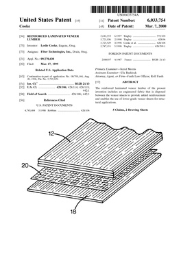 United States Patent [19] [11] Patent Number: 6,033,754 Cooke [45] Date of Patent: Mar