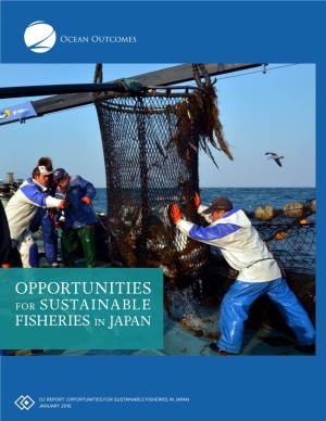 Opportunities for Sustainable Fisheries in Japan