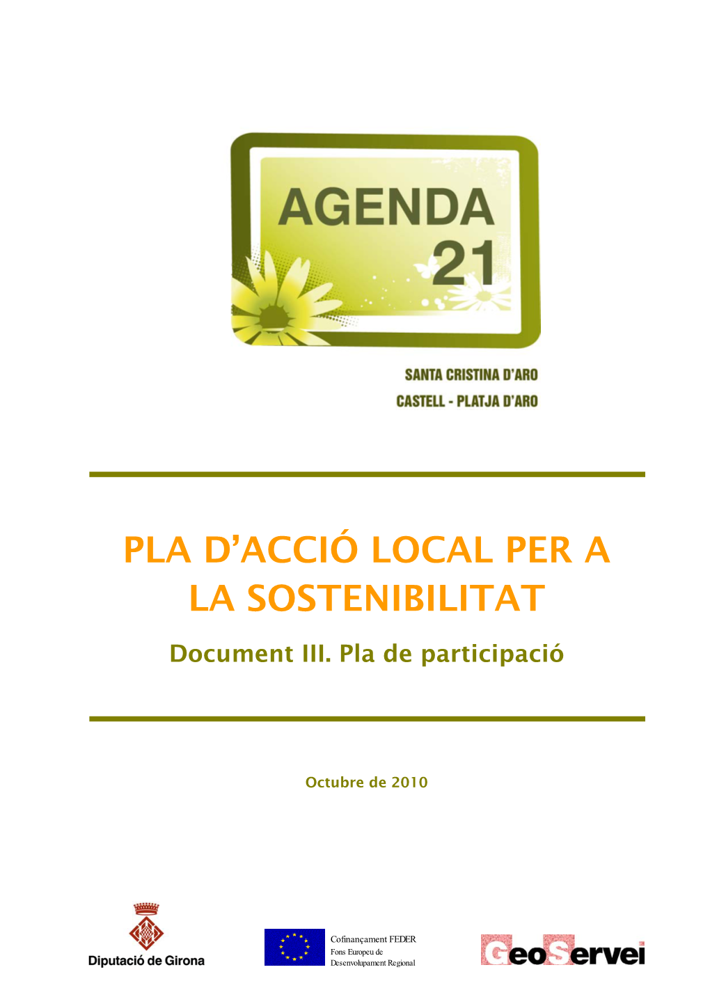 Pla D'acció Local Per a La Sostenibilitat