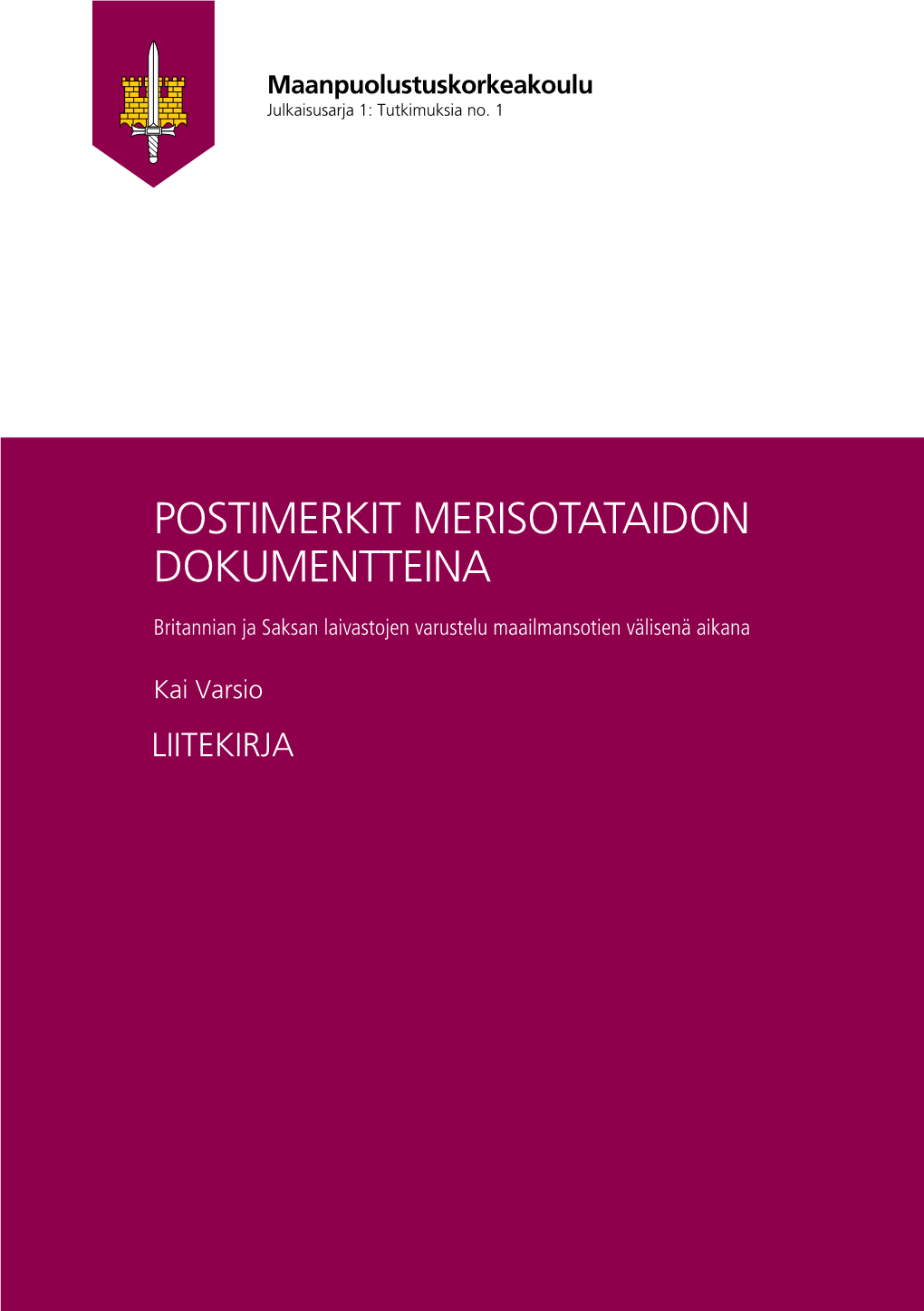 Postimerkit Merisotataidon Dokumentteina