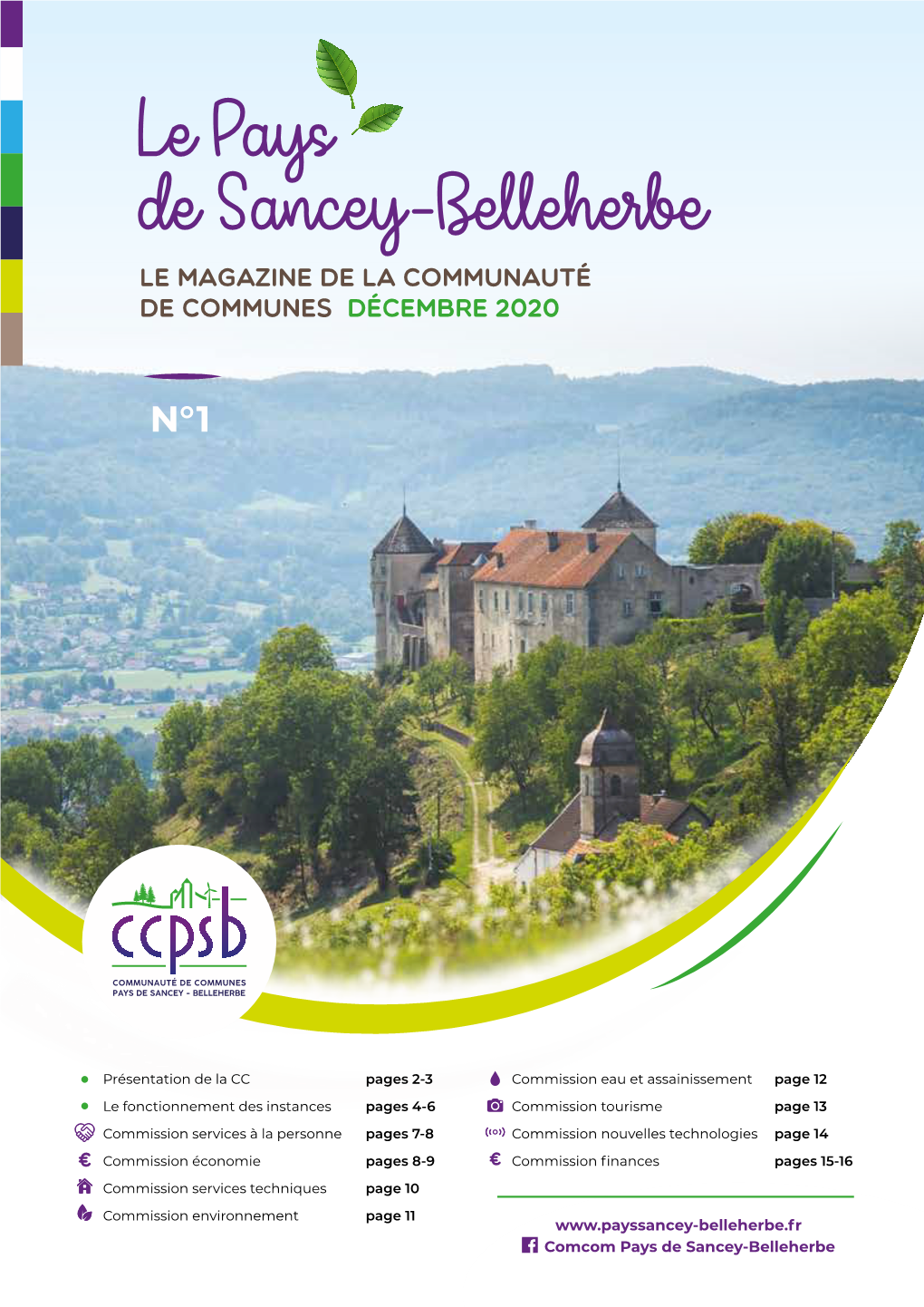 Le Pays De Sancey-Belleherbe LE MAGAZINE DE LA COMMUNAUTÉ DE COMMUNES DÉCEMBRE 2020