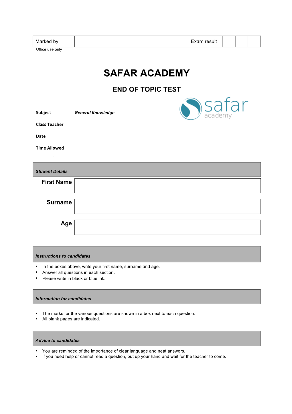 Safar Academy