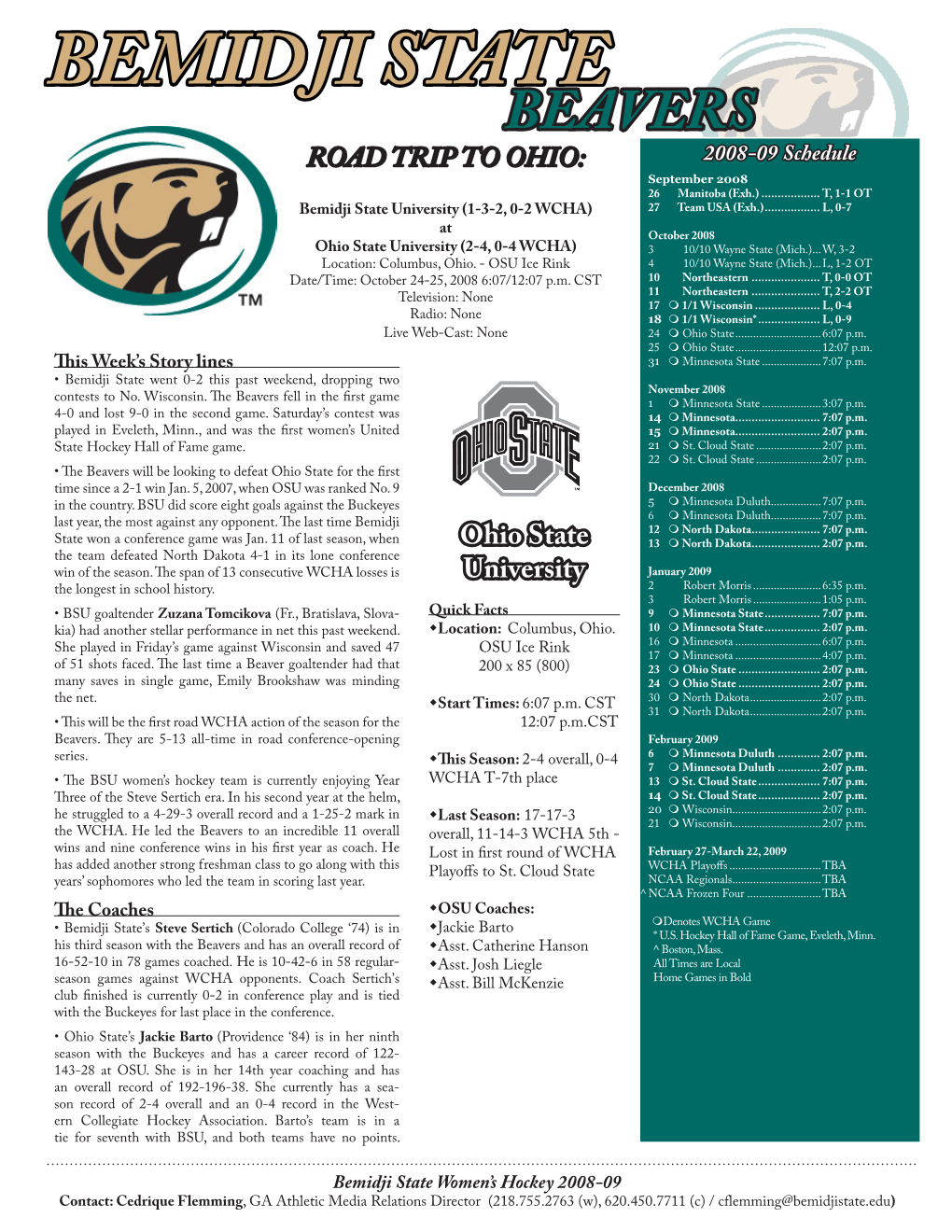 Bemidji State Women's Hockey