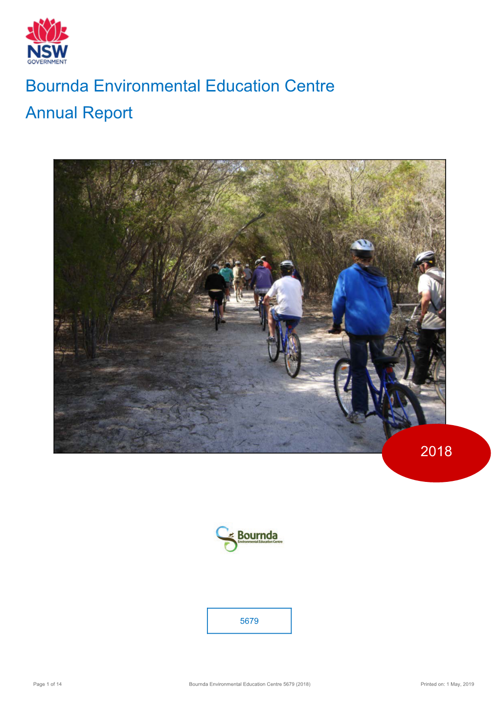 2018 Bournda Environmental Education Centre Annual Report