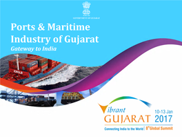 Ports & Maritime Industry of Gujarat