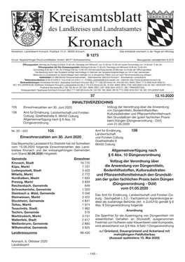 Kreisamtsblatt Kronach