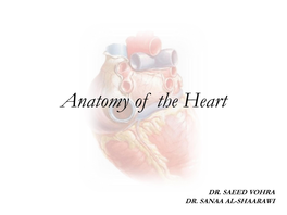 Anatomy of the Heart