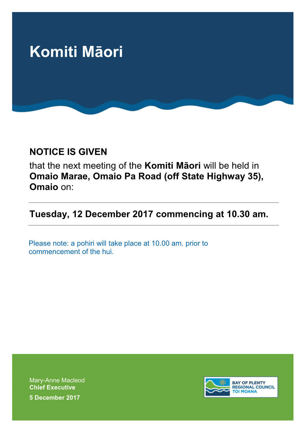 Komiti Māori