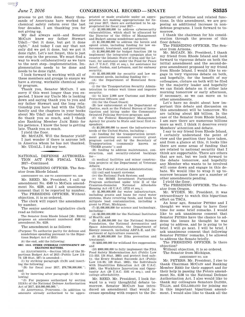 Congressional Record—Senate S3525
