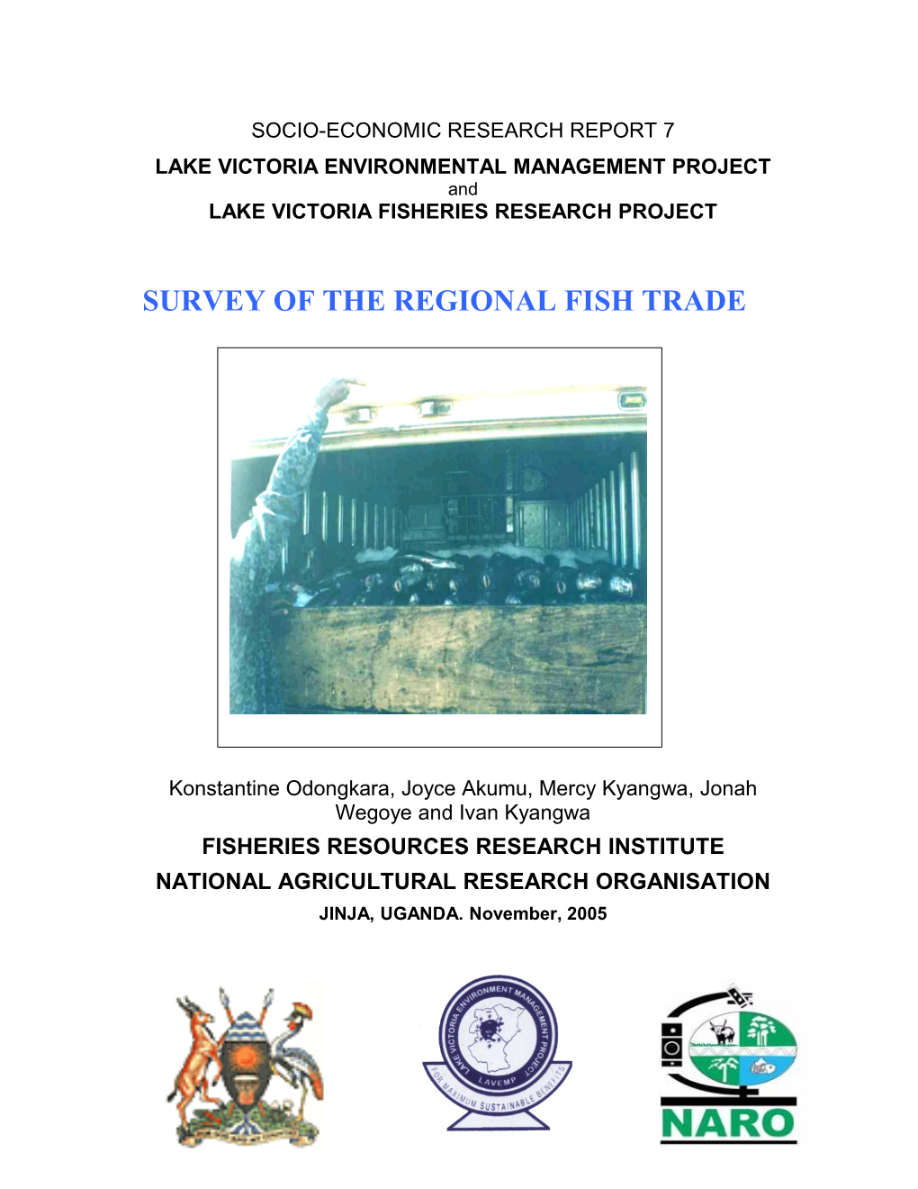 Survey of the Regional Fish Trade