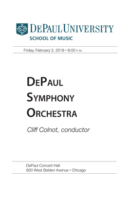 Depaul Symphony Orchestra