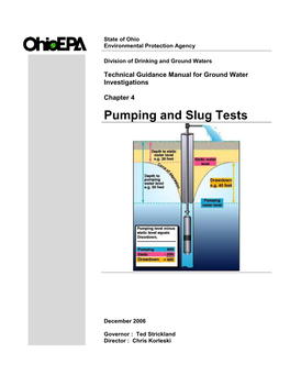 Pumping and Slug Tests