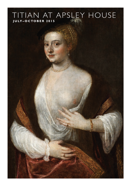 Titian at Apsley House July–October 2015 Titian at Apsley House July–October 2015