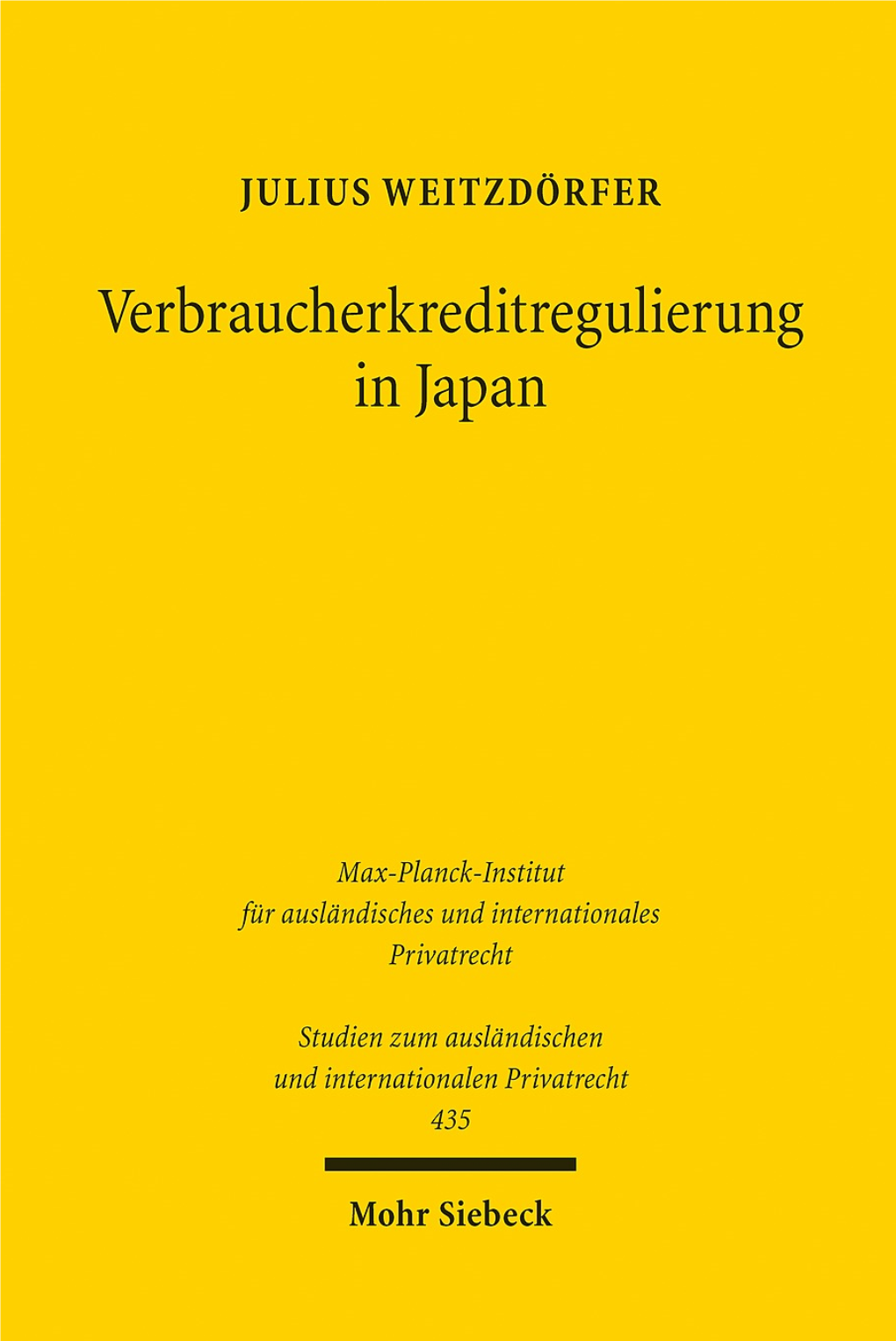 Verbraucherkreditregulierung in Japan