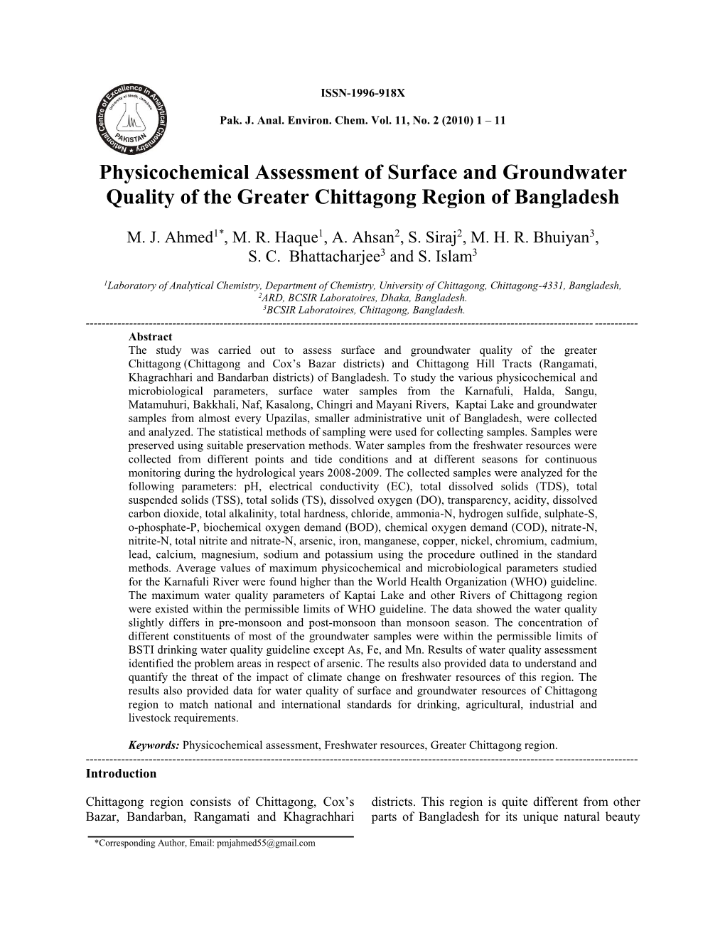 Characterization of Metal Exchanged Zeolite-A