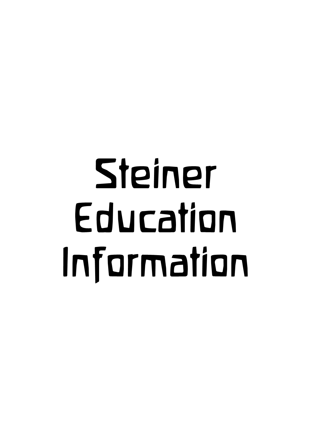(Rudolf Steiner) Education