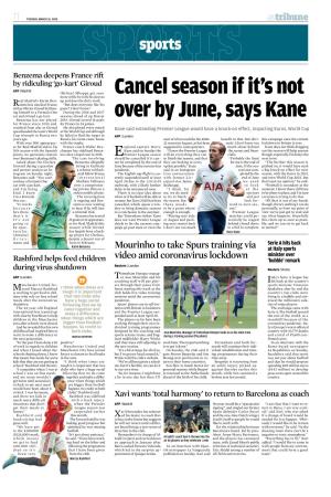 Cancel Season If It's Not Over by June, Says Kane