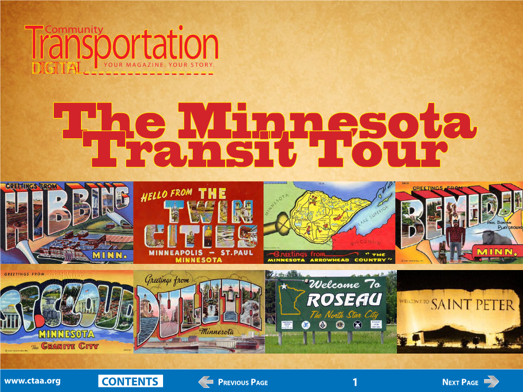 DIGITAL------The Minnesota Transit Tour