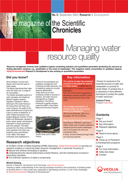 Managing Water Resource Quality