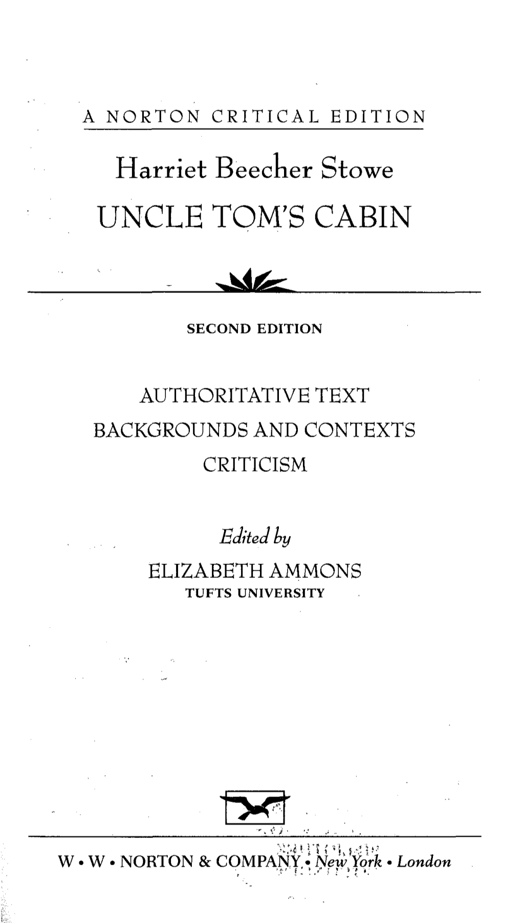 Uncle Tom's Cabin