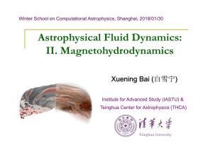 Astrophysical Fluid Dynamics: II. Magnetohydrodynamics