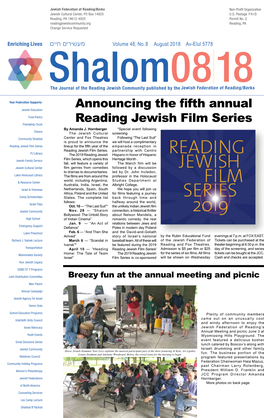 Announcing the Fifth Annual Reading Jewish Film Series