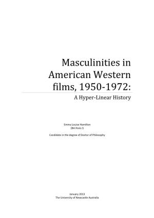 Masculinities in American Western Films, 1950-1972: a Hyper-Linear History