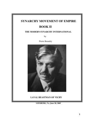 Synarchy Movement of Empire Book Ii