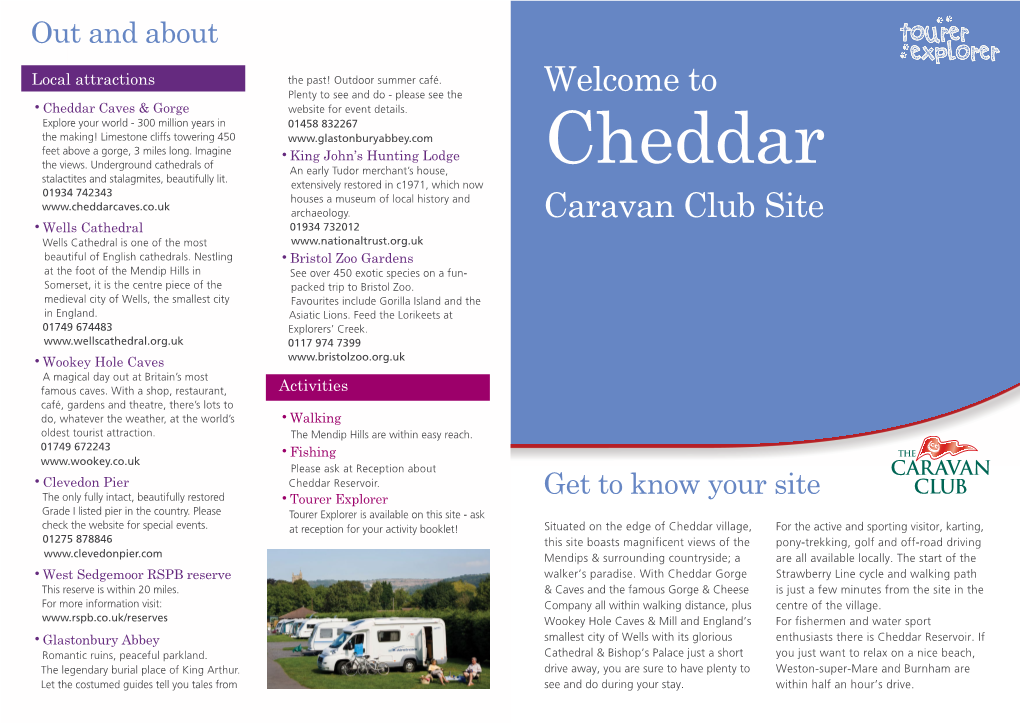 Cheddar Caves & Gorge Website for Event Details