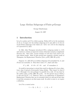 Large Abelian Subgroups of Finite P-Groups