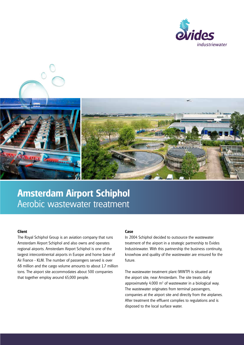 Amsterdam Airport Schiphol Aerobic Wastewater Treatment