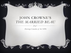John Crowne's the Married Beau
