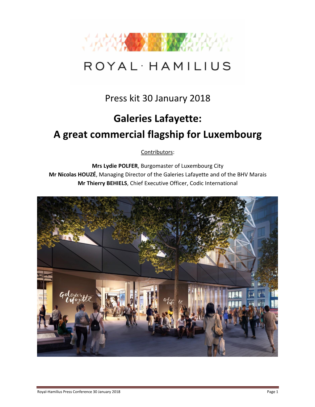 Galeries Lafayette: a Great Commercial Flagship for Luxembourg