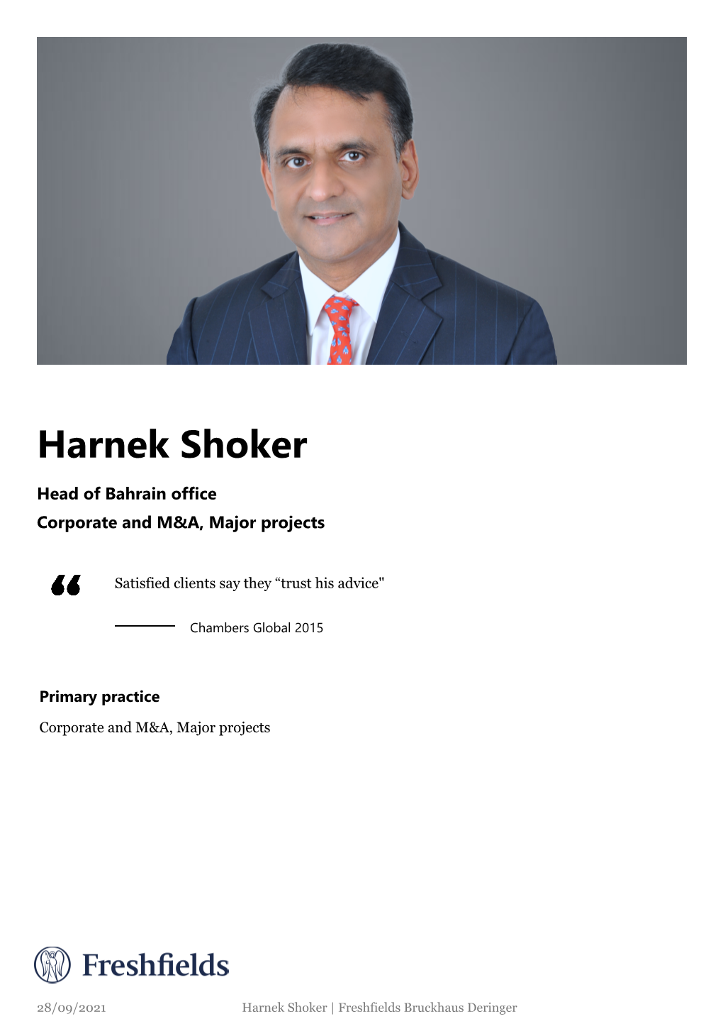 Harnek Shoker