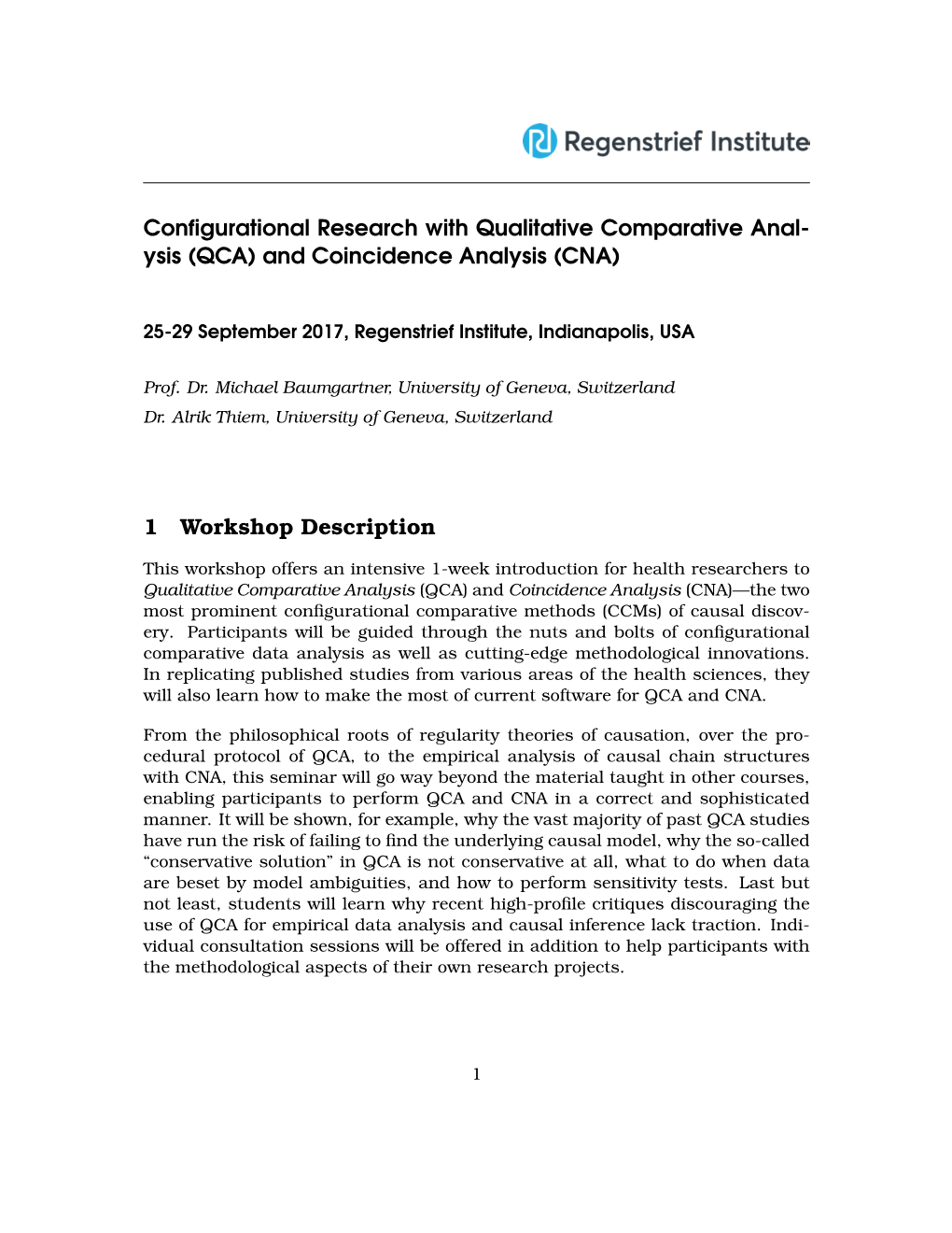 QCA) and Coincidence Analysis (CNA