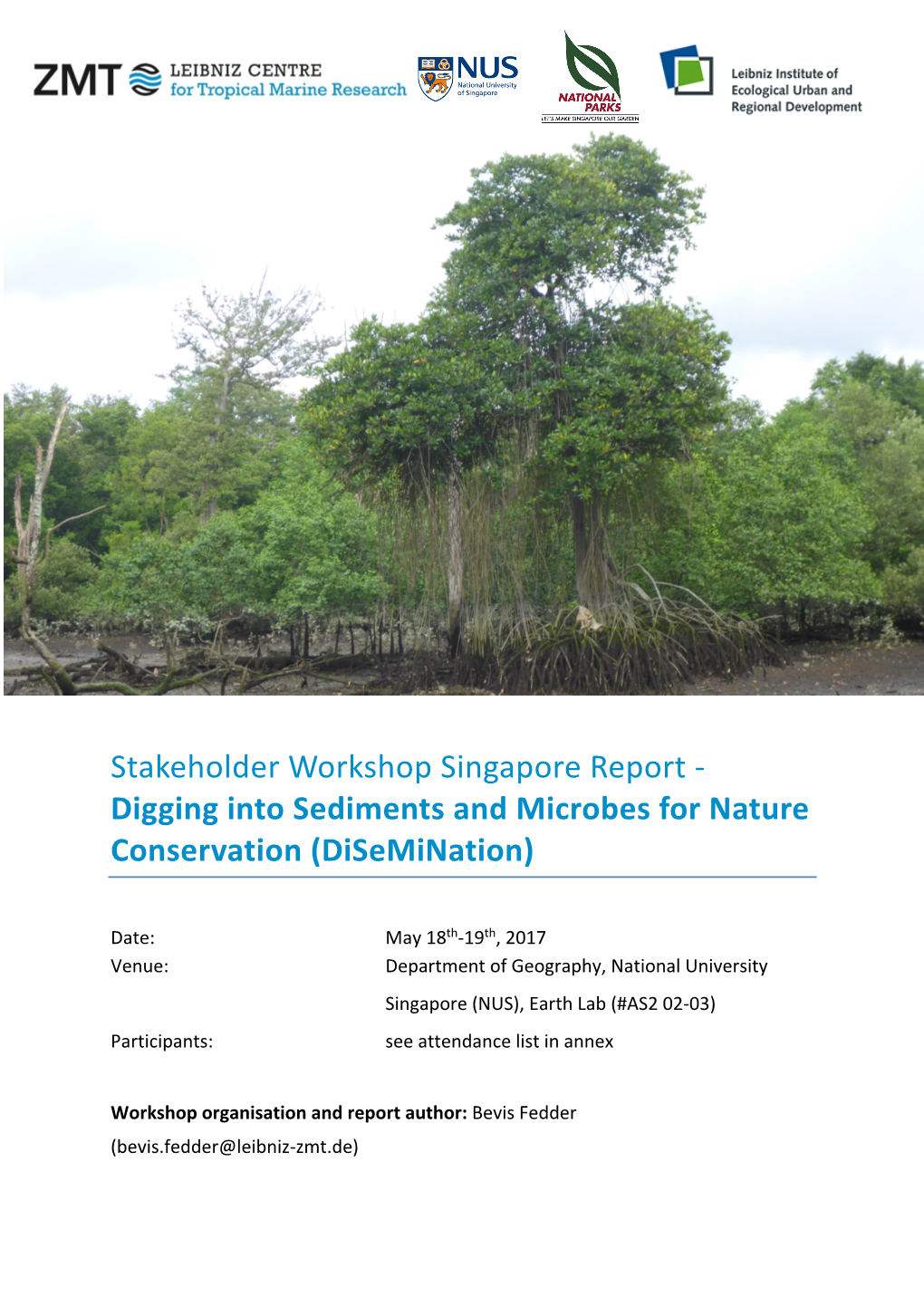 Stakeholder Workshop Singapore Report - Digging Into Sediments and Microbes for Nature Conservation (Disemination)