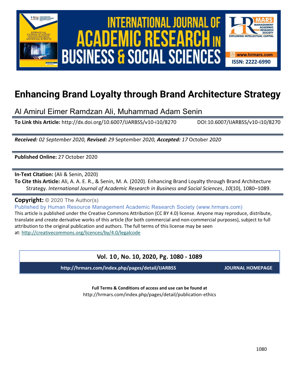 Enhancing Brand Loyalty Through Brand Architecture Strategy