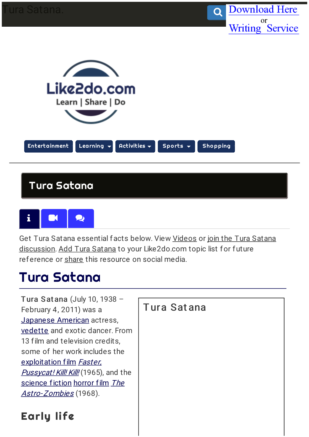 Tura Satana Resource