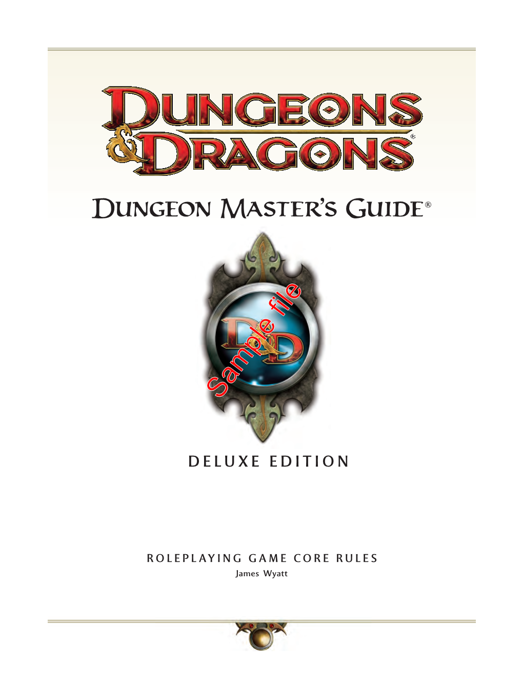 Dungeon Master's Guide® Sample File