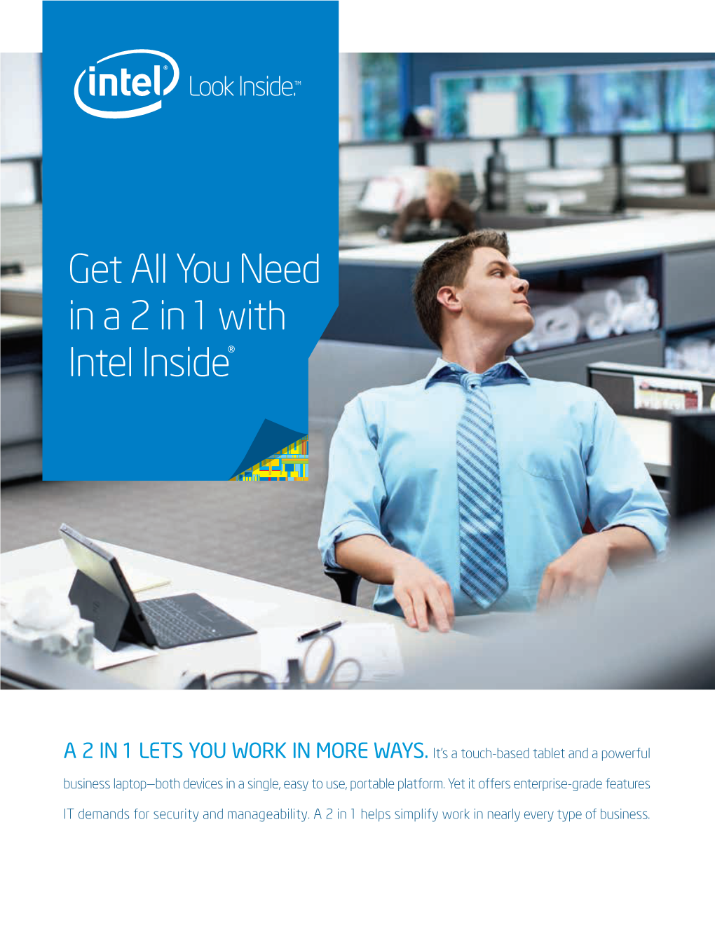 Get All You Need in a 2 in 1 with Intel Inside®