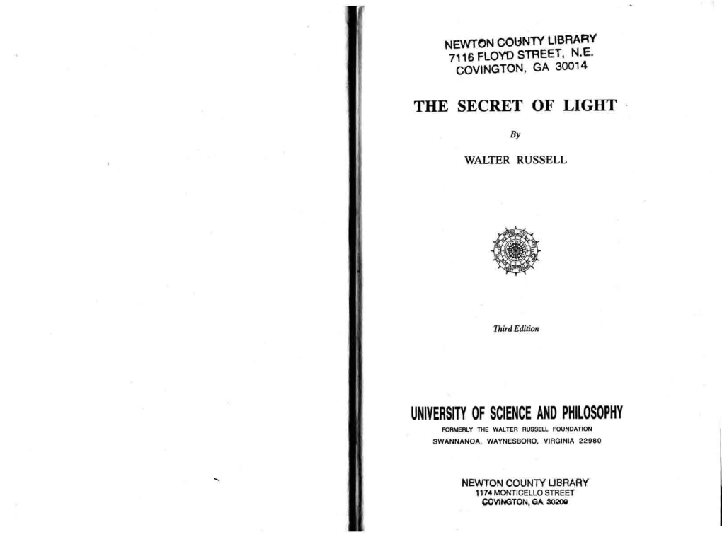 RUSSELL: the Secret of Light