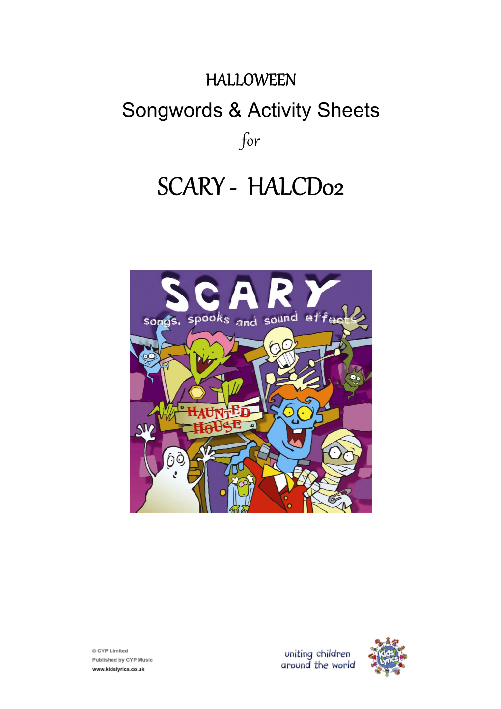 Scary - Halcd02 Contents