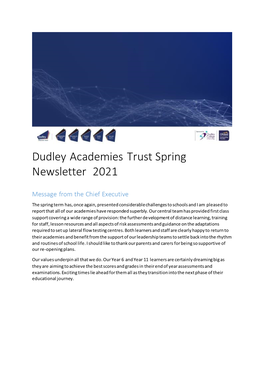 Dudley Academies Trust Spring Newsletter 2021