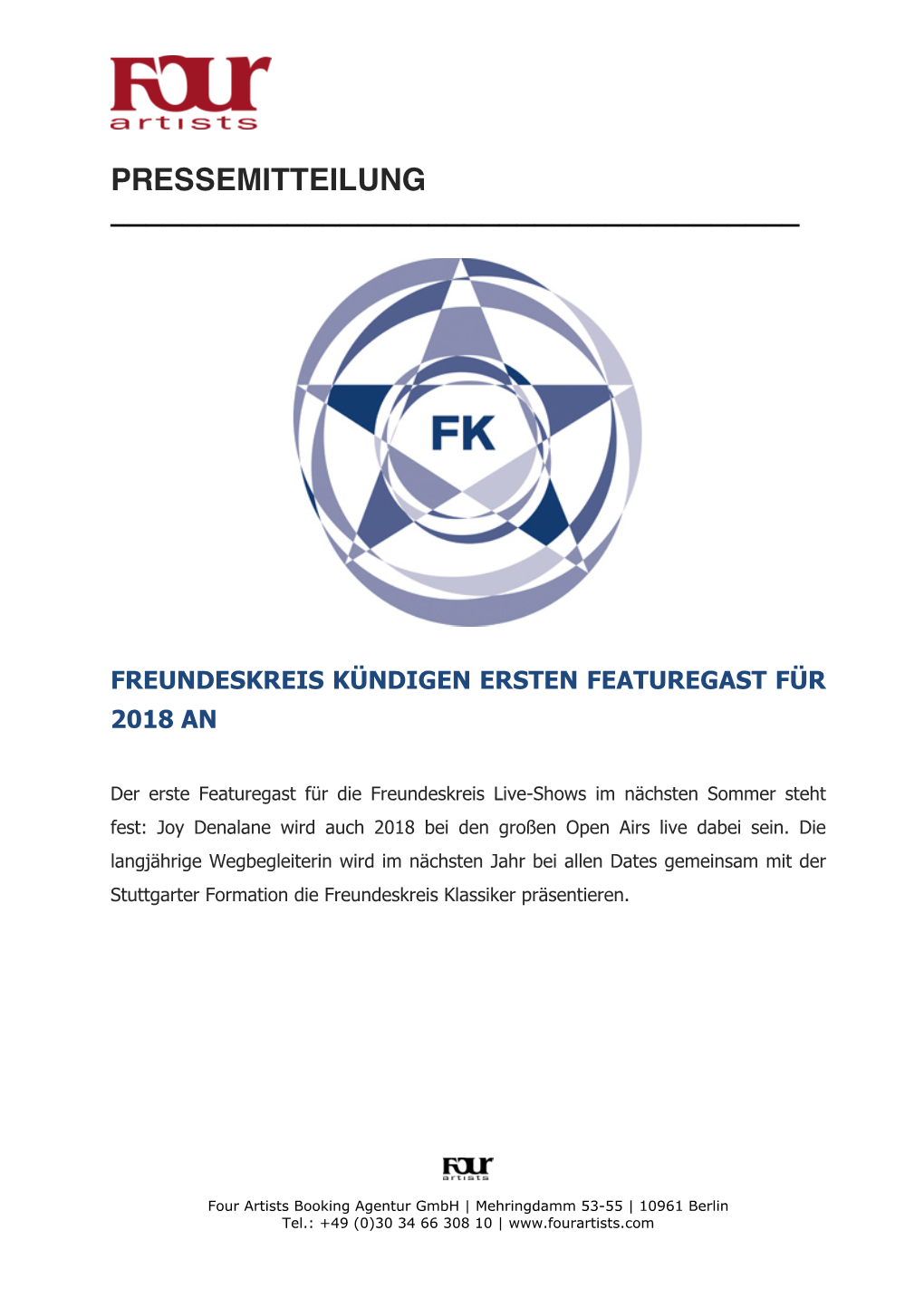 Pressemitteilung ______