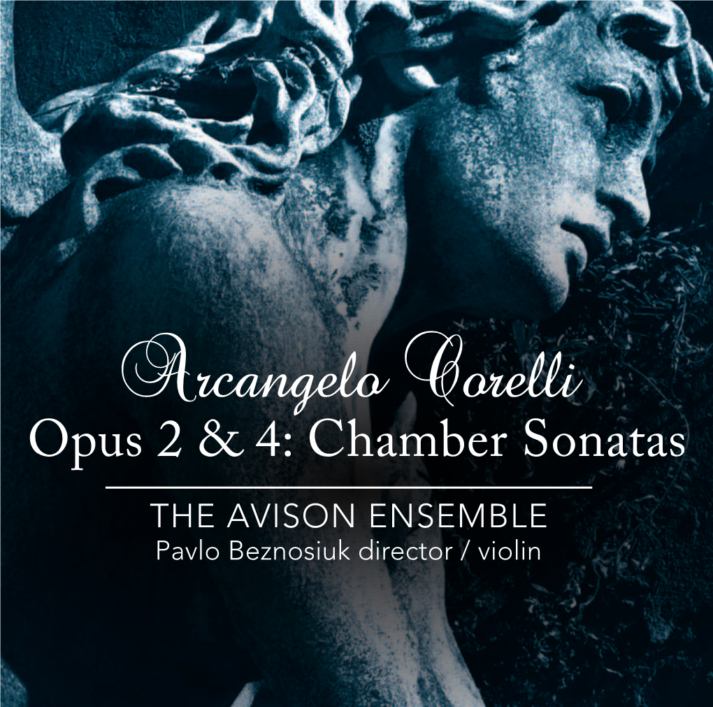 Chamber Sonatas the AVISON ENSEMBLE Pavlo Beznosiuk Director / Violin