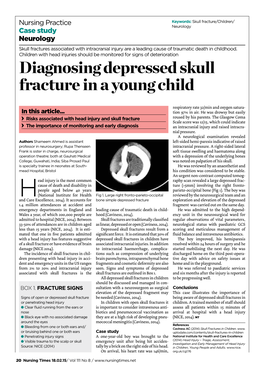 Diagnosing Depressed Skull Fracture in a Young Child